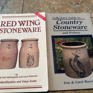 Red Wing Stoneware and Country Stoneware Pottery ID and Collector's Guidebooks